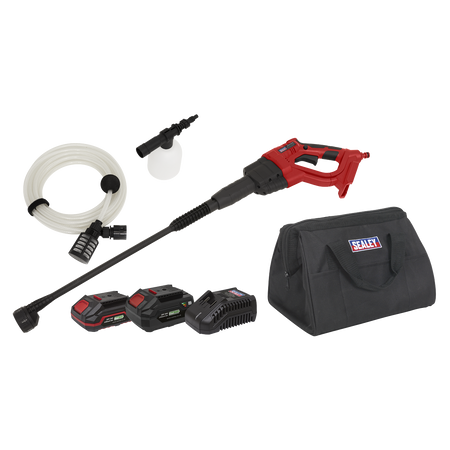 Sealey CP20VPWKIT 20V SV20 Series Cordless Pressure Washer Kit - 2 Batteries