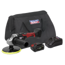 Sealey CP20VRPKIT 20V 4Ah SV20 Series 150mm Cordless Rotary Polisher Kit