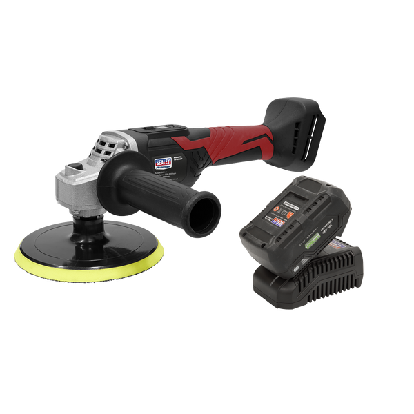 Sealey CP20VRPKIT 20V 4Ah SV20 Series 150mm Cordless Rotary Polisher Kit