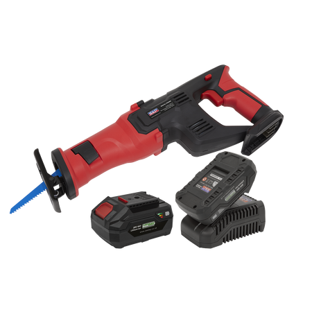 Sealey CP20VRSKIT 20V SV20 Series Cordless Reciprocating Saw Kit - 2 Batteries