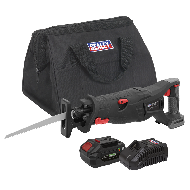 Sealey CP20VRSXKIT1 20V 4Ah SV20 Series Brushless Reciprocating Saw Kit