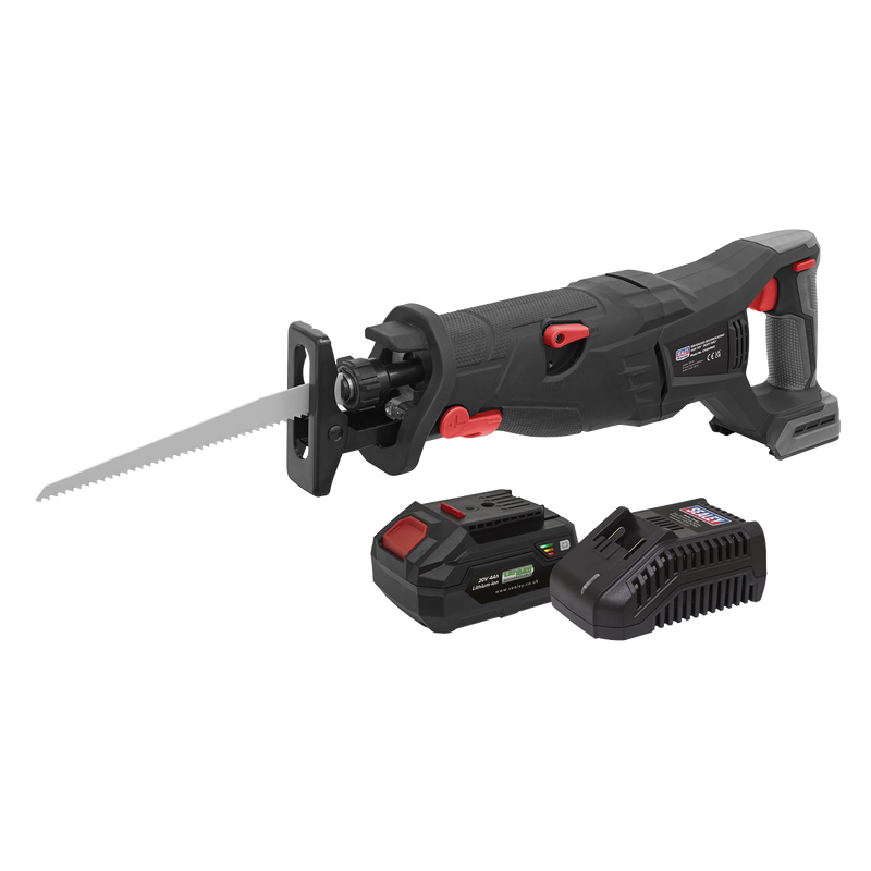 Sealey CP20VRSXKIT1 20V 4Ah SV20 Series Brushless Reciprocating Saw Kit