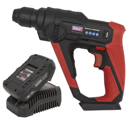 Sealey CP20VSDSKIT1 20V 2Ah SV20 Series SDS Plus Cordless Rotary Hammer Drill Kit