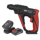 Sealey CP20VSDSKIT 20V SV20 Series SDS Plus Cordless Rotary Hammer Drill Kit - 2 Batteries