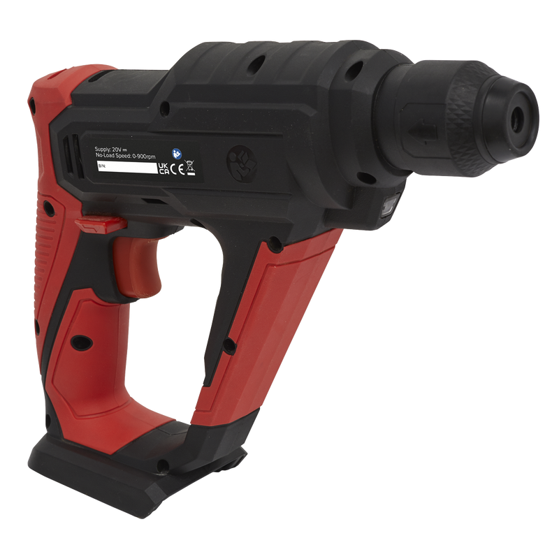 Sealey CP20VSDS 20V SV20 Series SDS Plus Rotary Hammer Drill - Body Only