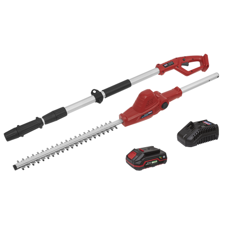 Sealey CP20VTP01 20V 2Ah SV20 Series Telescopic Cordless Hedge Trimmer Kit