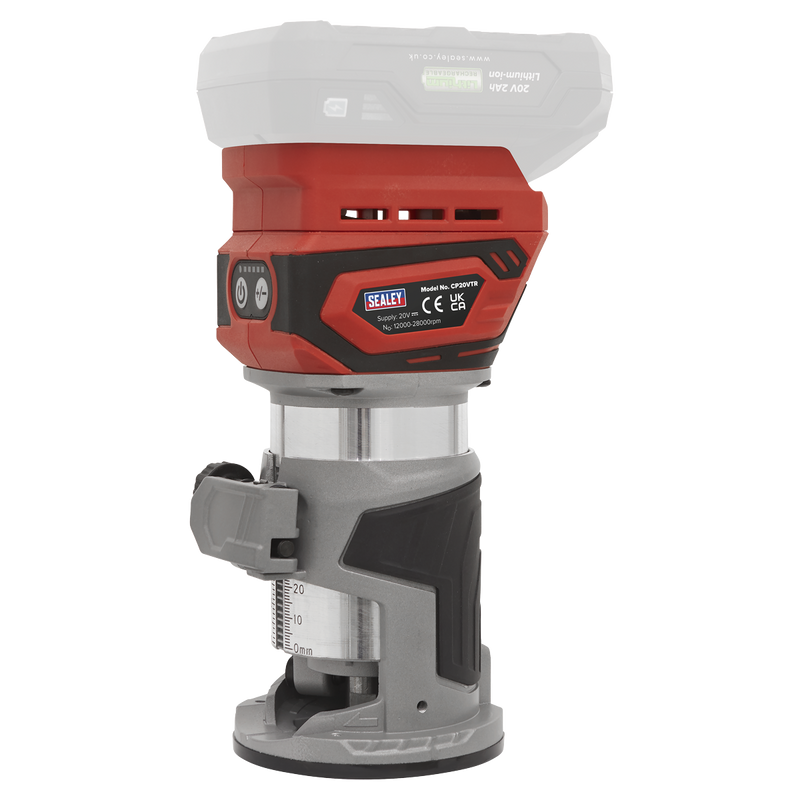 Sealey CP20VTRKIT 20V SV20 Series Cordless Trimming Router Kit - 2 Batteries