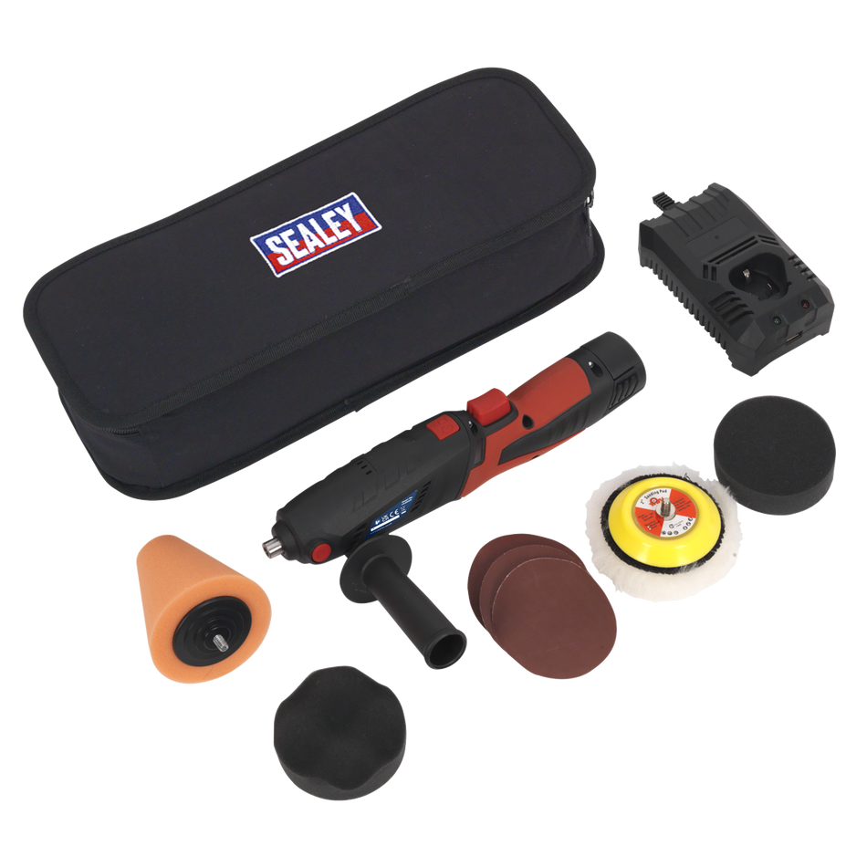 Sealey CP2812V 12V Cordless Mini Sander/Polisher Kit