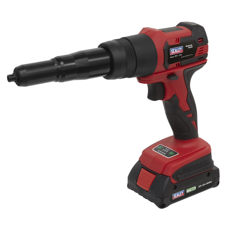 Sealey CP314 20V 2Ah Cordless Riveter