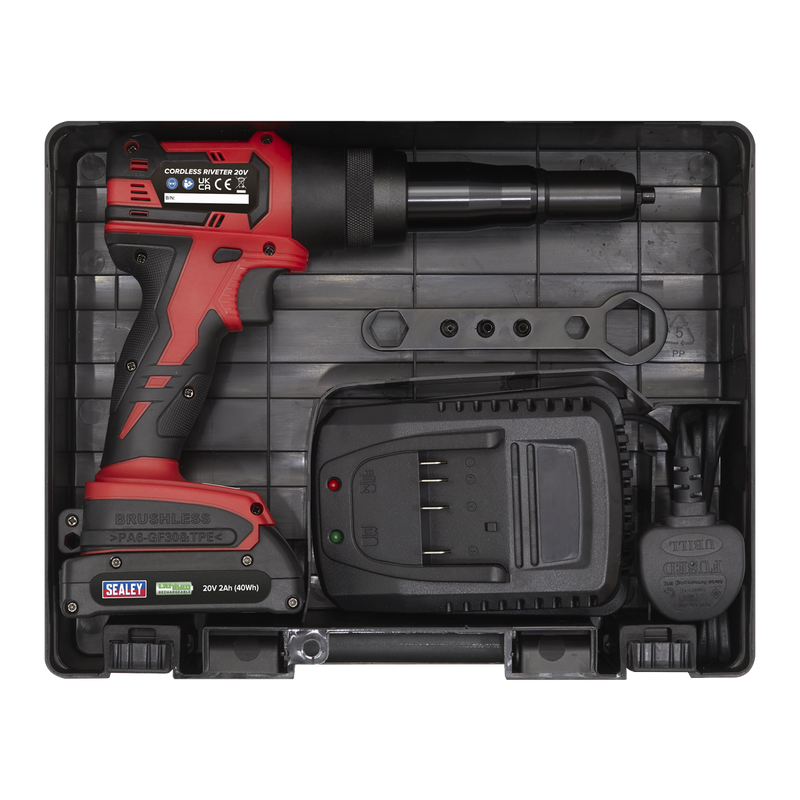 Sealey CP314 20V 2Ah Cordless Riveter