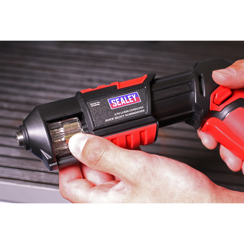 Sealey CP36MS 14pc 3.7V Quick Select Cordless Screwdriver