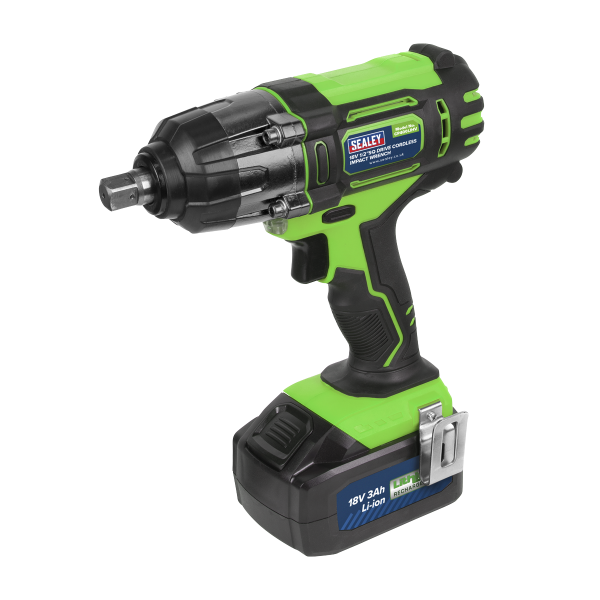 Sealey CP400LIHV 18V 1/2"Sq Drive Cordless Impact Wrench