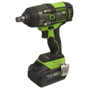 Sealey CP650LIHV Cordless Impact Wrench 18V 4Ah Lithium-ion 1/2"Sq Drive
