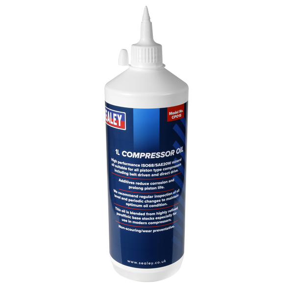 Sealey CPO1S 1L Compressor Oil