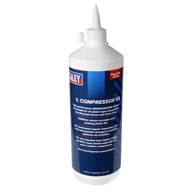 Sealey CPO1S 1L Compressor Oil