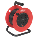 Sealey CR25/1.5 25m Heavy-Duty Cable Reel with Thermal Trip - 230V