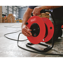 Sealey CR25025 50m Heavy-Duty Cable Reel with Thermal Trip - 230V
