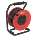Sealey CR25025 50m Heavy-Duty Cable Reel with Thermal Trip - 230V