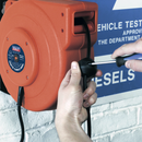 Sealey CRM10 10m Retractable Cable Reel 230V