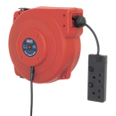 Sealey CRM10 10m Retractable Cable Reel 230V