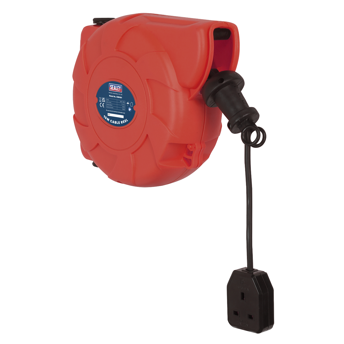 Sealey CRM101 10m Retracting Cable Reel 230V