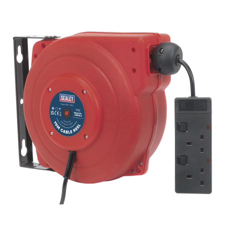 Sealey CRM15 15m Retractable Cable Reel 230V