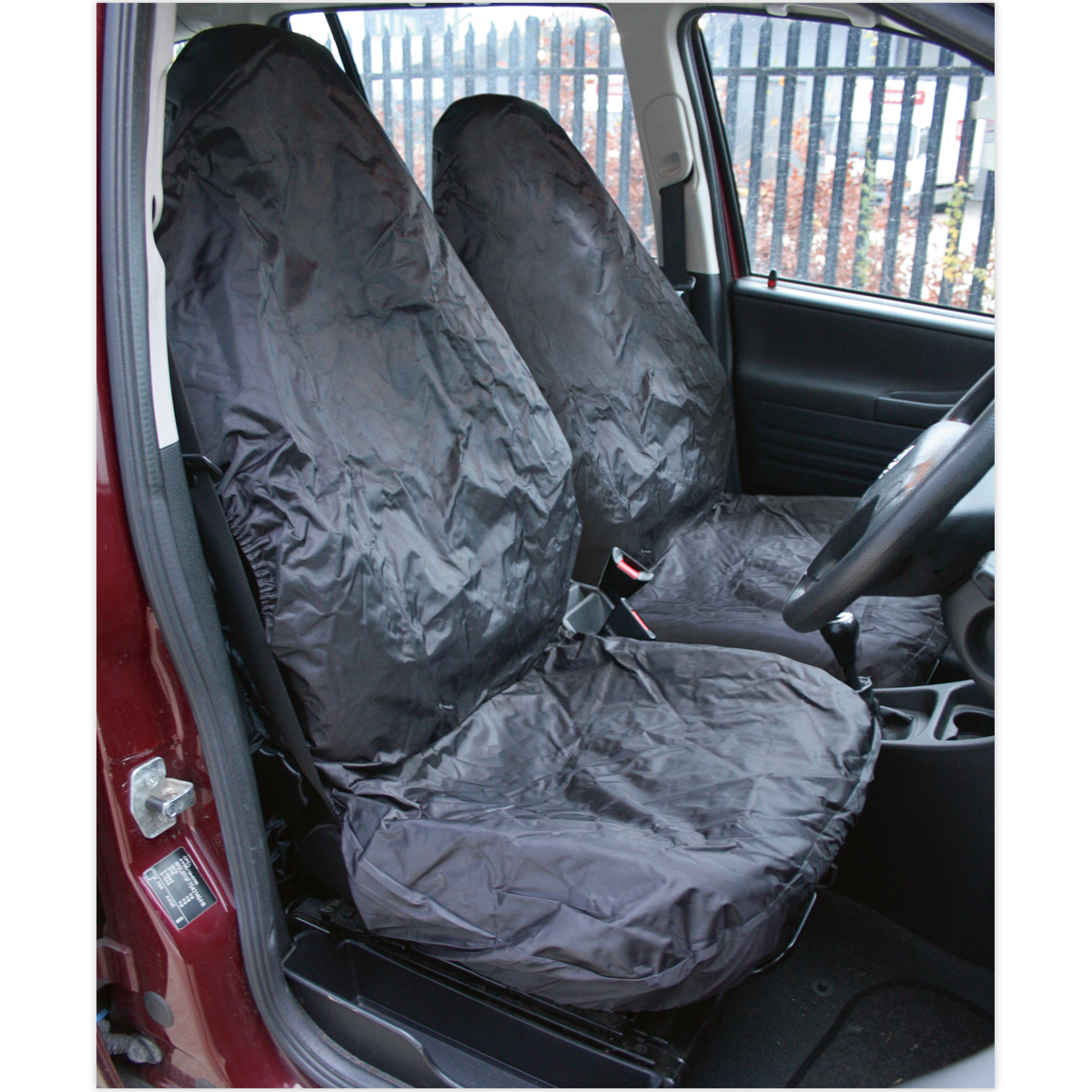 Sealey CSC6 2pc Heavy-Duty Front Seat Protector Set