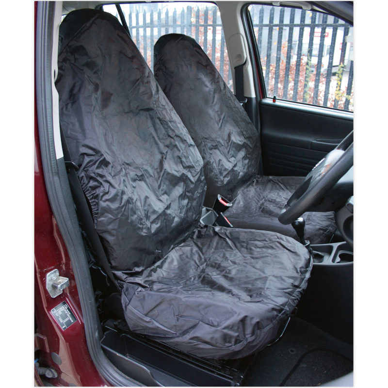 Sealey CSC6 2pc Heavy-Duty Front Seat Protector Set