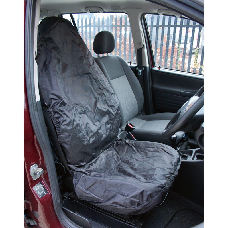 Sealey CSC6 2pc Heavy-Duty Front Seat Protector Set