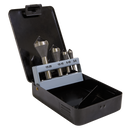 Sealey CSSET4O 4pc 90√Ç¬∞ Slotted Deburring Countersink Drill Bit Set