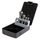 Sealey CSSET4O 4pc 90√Ç¬∞ Slotted Deburring Countersink Drill Bit Set