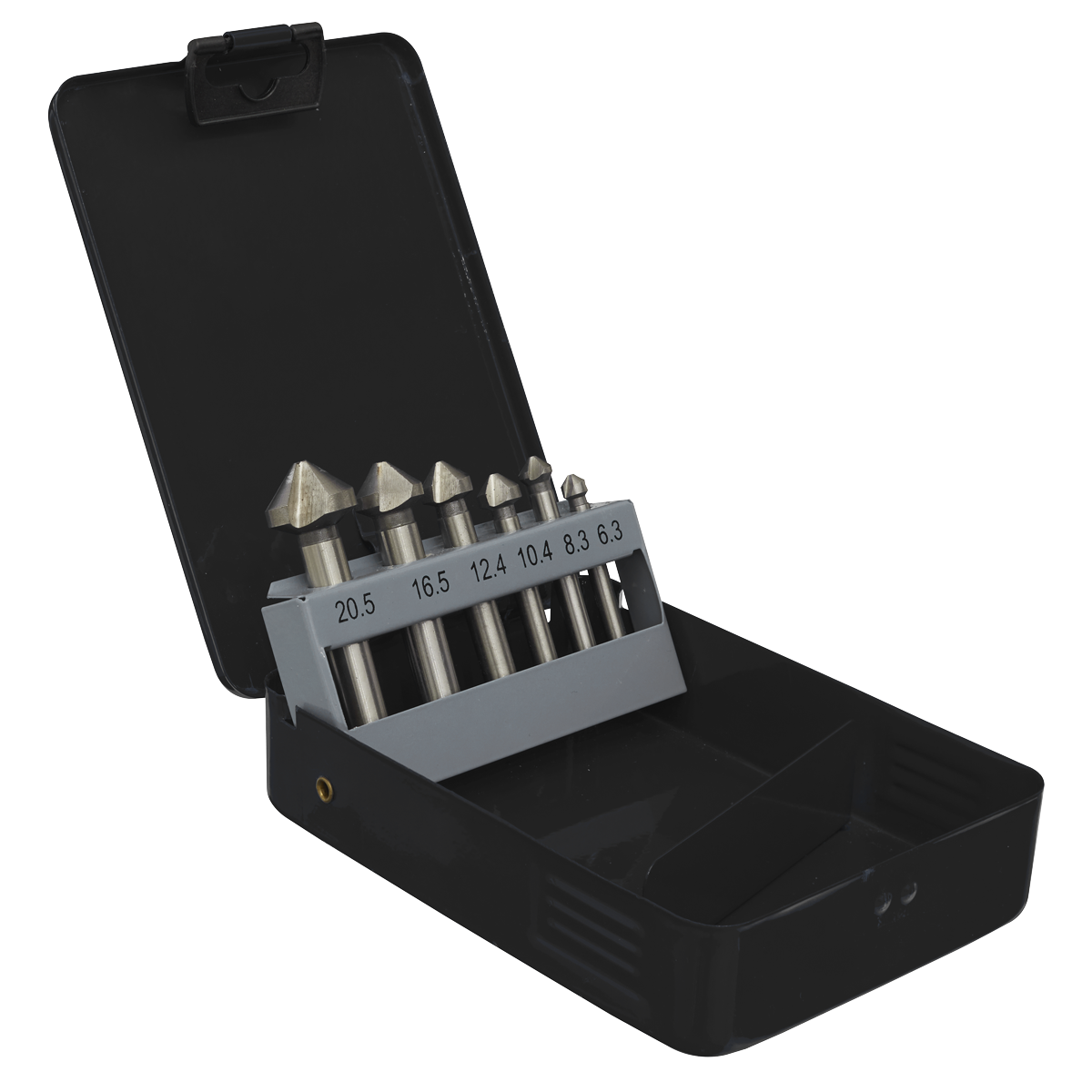 Sealey CSSET6V 6pc 90‚àö√á¬¨‚àû Countersink Bit Set - 3 x V Flutes