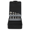 Sealey CSSET6V 6pc 90√Ç¬∞ Countersink Bit Set - 3 x V Flutes