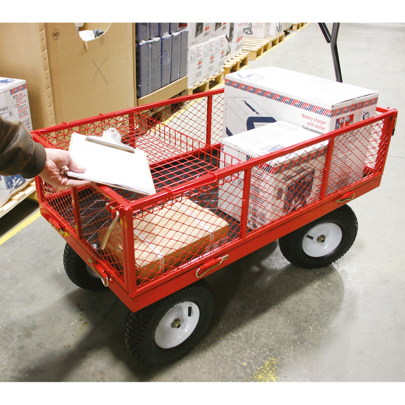 Sealey CST806 Platform Truck with Folding/Removable Sides