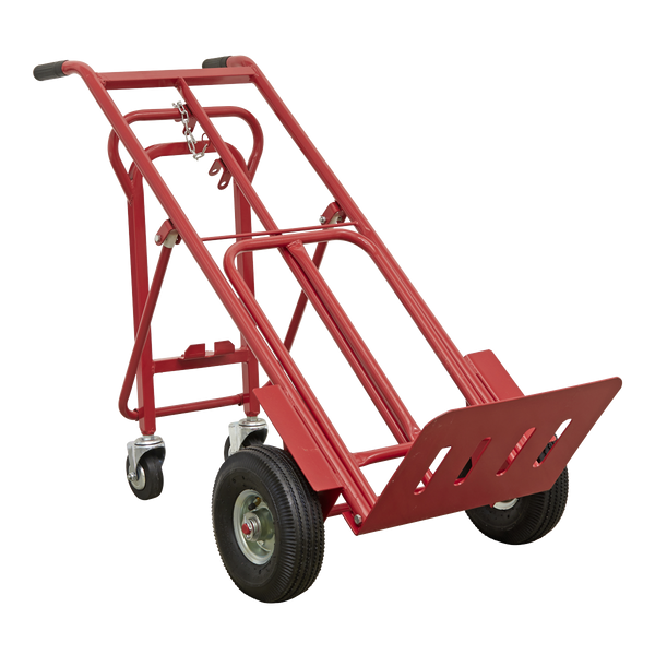Sealey CST989 250kg 3-in-1 Sack Truck with Pneumatic Tyres