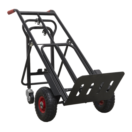 Sealey CST989HD 300kg Heavy-Duty 3-in-1 Sack Truck with PU Tyres