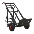 Sealey CST989HD 300kg Heavy-Duty 3-in-1 Sack Truck with PU Tyres