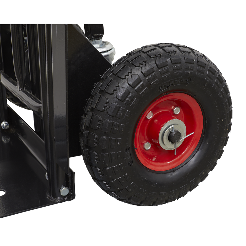 Sealey CST989HD 300kg Heavy-Duty 3-in-1 Sack Truck with PU Tyres