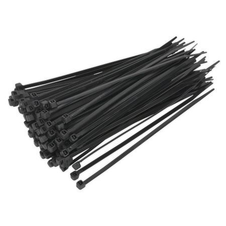 Sealey CT15036P100 150 x 3.6mm Black Cable Tie - Pack of 100