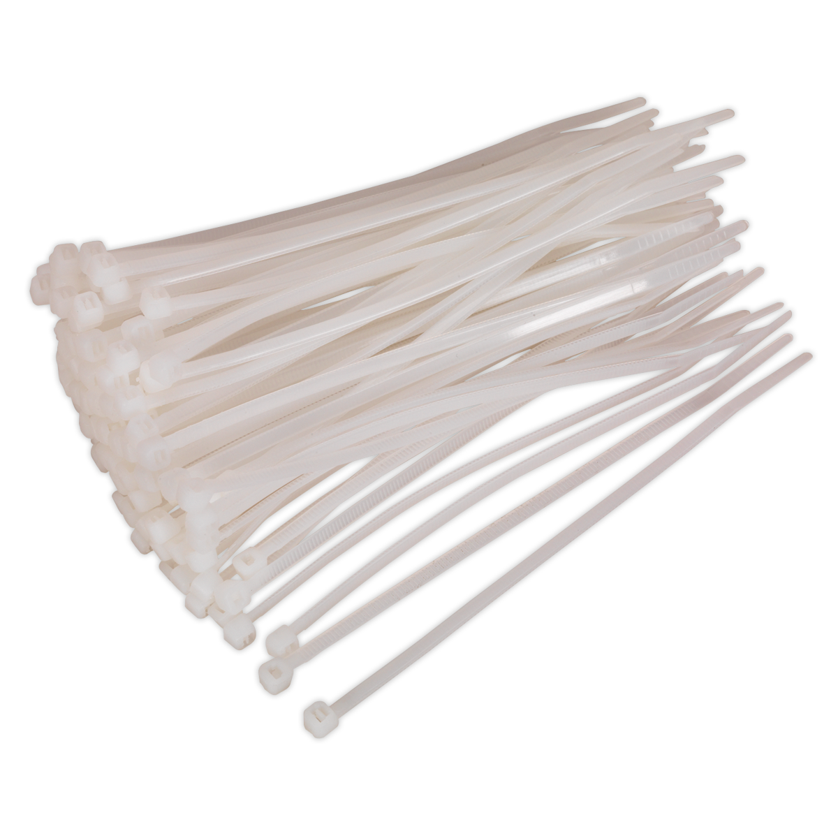 Sealey CT15036P100W 150 x 3.6mm White Cable Tie - Pack of 100
