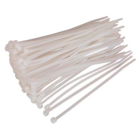 Sealey CT15036P100W 150 x 3.6mm White Cable Tie - Pack of 100