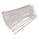 Sealey CT15036P100W 150 x 3.6mm White Cable Tie - Pack of 100
