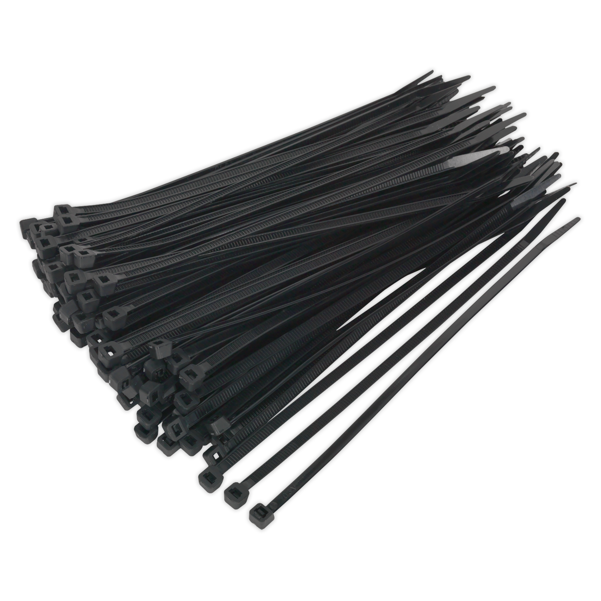 Sealey CT20048P100 200 x 4.8mm Black Cable Tie - Pack of 100
