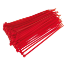 Sealey CT20048P100R 200 x 4.4mm Red Cable Tie - Pack of 100