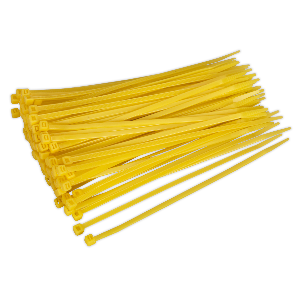 Sealey CT20048P100Y 200 x 4.4mm Yellow Cable Tie - Pack of 100