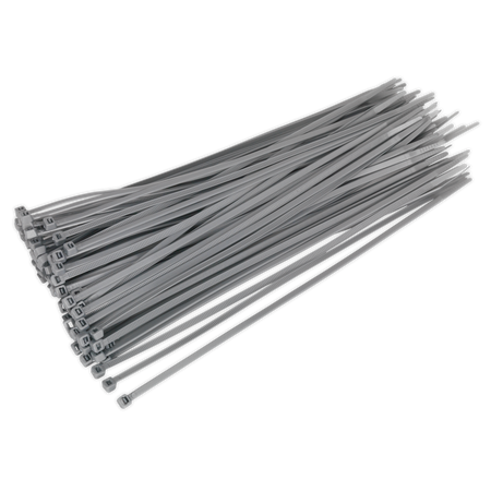 Sealey CT30048P100S 300 x 4.4mm Silver Cable Tie - Pack of 100