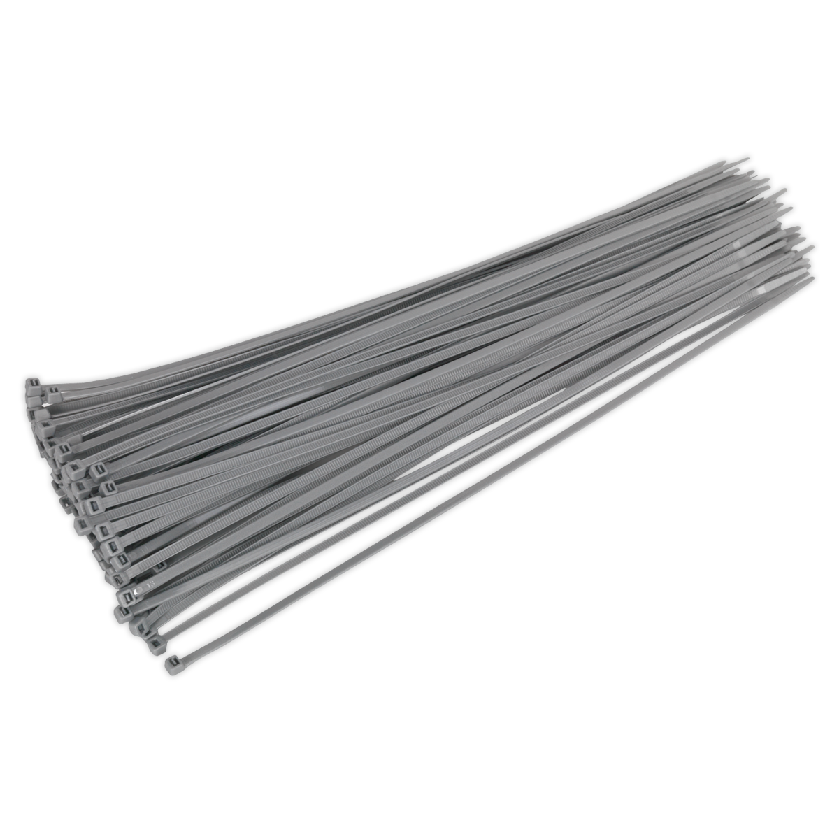 Sealey CT38048P100S 380 x 4.4mm Silver Cable Tie - Pack of 100