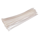 Sealey CT38048P100W 380 x 4.8mm White Cable Tie - Pack of 100