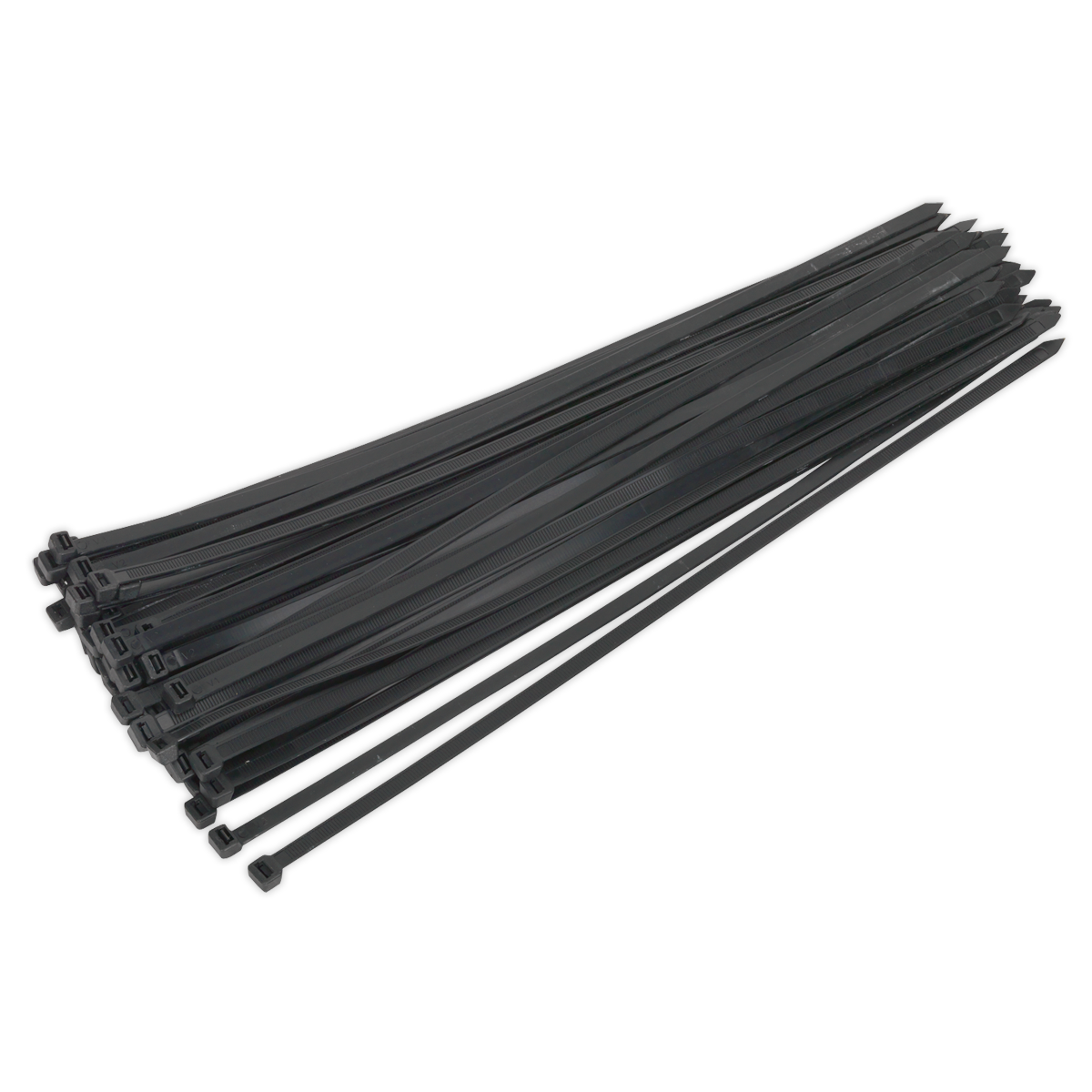 Sealey CT65012P50 650 x 12mm Black Cable Tie - Pack of 50