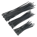 Sealey CT75B Cable Tie Assortment Black - Pack of 75
